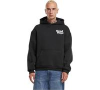 Mister Tee Sudadera con Capucha de los Hombres, 70% Algodón 30% Poliéster, Negro, L