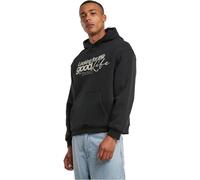 Mister Tee Sudadera con Capucha de los Hombres, 70% Algodón 30% Poliéster, Negro, XL