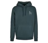 Mister Tee Sudadera con Capucha Easy Sign para Hombre, Verde Oscuro, M