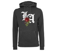 Mister Tee Sudadera con Capucha LA Rose para Hombre, Charcoal, XS