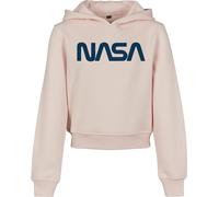Mister Tee Sudadera con capucha Niños NASA Cropped Hoody Pink 110/116
