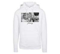 Mister Tee Sudadera con Capucha Pray 2.0, Blanco, XL para Hombre