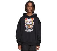 MT Upscale Mt2625 Welcome Cat Ulrta Heavy Oversize Hoodie Sudadera, Negro, L para Hombre