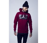 Mister Tee Sudadera con capucha Pray Hoody Rojo Ruby XXL para hombre
