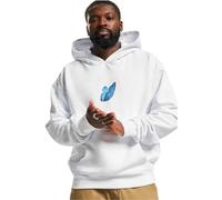 Mister Tee Le Papillon Heavy Oversize Hoody Sudadera con Capucha, White, 5X-Large Unisex Adulto