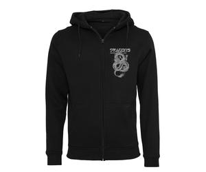 Mister Tee Sudadera con cremallera 'Never Die' gris / negro / blanco XXXL gris / negro / blanco