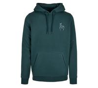 Mister Tee Sudadera 'Easy Sign' verde oscuro / blanco 5XL verde oscuro / blanco
