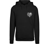 Mister Tee Sudadera 'Heart Cage' gris / gris claro / negro S gris / gris claro / negro