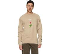 Mister Tee Lost Youth Rose Crewneck Sudadera, Darksand, XL para Hombre
