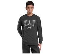 Mister Tee Pray Crewneck Sudadera, Charcoal, L para Hombre