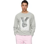 Mister Tee Trust 2.0 Crewneck Sudadera, Grey, L para Hombre