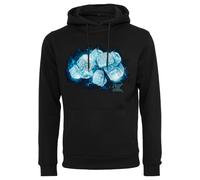 Mister Tee Sudadera 'Ice Rings' azul / negro XS EUR