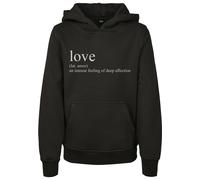 Mister Tee Sudadera 'Love Definition' negro / blanco 110-116 negro / blanco