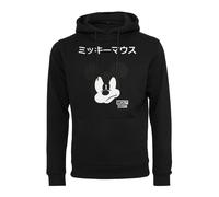 Mister Tee Sudadera 'Mickey Japanese' negro / blanco XL EUR
