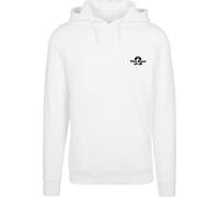 Mister Tee Sudadera con Capucha de los Hombres, 65% Algodón 35% Poliéster, Blanco, L