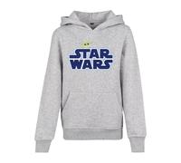 Mister Tee Sudadera 'Star Wars' azul oscuro / amarillo / gris moteado / blanco 130-140 azul oscuro / amarillo / gris moteado / blanco