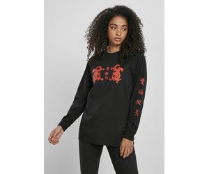 Mister Tee Suéter Damas Damas Chino Letters Longsleeve Negro XS