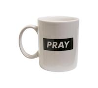 Mister Tee Taza 'Pray' negro / blanco One Size negro / blanco