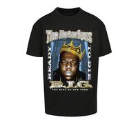 Mister Tee Camiseta para hombre The Notorious B.I.G. Biggie Crown Oversize Negro Talla S