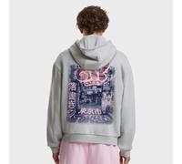 mister tee Tokyo City Life Fluffy Zip Hoody gris M
