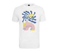 Mister Tee Tres Bien Camiseta Très Amor Plants Happy Balance Blanco Hombre