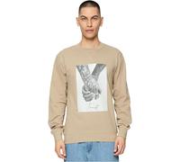 Mister Tee Trust 2.0 Crewneck Sudadera, Darksand, L para Hombre