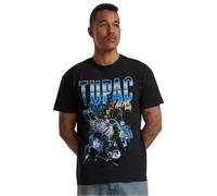 Mister Tee Tupac All Eyez On Me Anniversary Oversize tee Camiseta, Black, M para Hombre