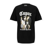 Mister Tee Camiseta Oversize MT Upscale MT1809-Tupac Matw Sepia Negro M para hombre