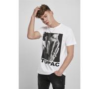 Mister Tee Tupac Profile Camiseta Rapero 2Pac Amura Shakur Blanco Cuello Redondo