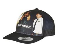 Mister Tee Tupac Trust Nobody Gorra Trucker Retro Negra Snapback Mesh