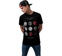 Mister Tee Twenty One Pilots Patrón Círculos Camiseta Manga Corta Blurryface New