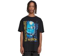Mister Tee Upscale X Iron Maiden Fear of The Dark Heavy Oversize tee Camiseta, Black, XL para Hombre