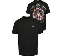 Mister Tee Verano De Amor Camiseta Oversize T-Shirt Superior Paz Flor Paz Top