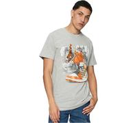 Mister Tee Vintage Ballin tee Camiseta, Heather Grey, M para Hombre