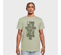 mister tee Vitamin Me Tee verde XL