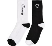 Mister Tee Zodiac Socks 2-Pack Black/White Cancer EUR 44