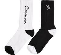 Mister Tee Zodiac Socks 2-Pack Black/White Capricorn EUR 44