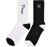 Mister Tee Zodiac Socks 2-Pack Black/White Pisces EUR 40