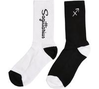 Mister Tee Zodiac Socks 2-Pack Black/White Sagittarius EUR 48