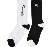 Mister Tee Zodiac Socks 2-Pack Black/White Scorpio EUR 48