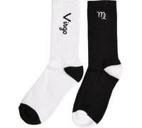 Mister Tee Zodiac Socks 2-Pack Black/White Virgo EUR 44
