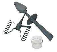 Mistericambio Kit de ahorro de piezas para Thermomix TM21 Espátula Mariposa y Medición