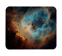 Misterio Galáctico Alfombrilla De Escritorio Antideslizante Alfombrilla De Ratón Bordes Cosidos Mousepad para Hogar Pc Oficina 25X30Cm