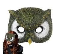 Misterioso Disfraz De Fiesta - Proporro De Cara Gótica | Máscara De Pájaro Mascarada, Disfraz Del Festival De Terror, Equipo De Vestir De Miedo, Mascar De Búho De PU, Accesorios De Cosplay De Patrones
