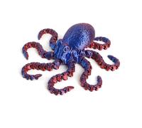 Misterioso huevo de dragón con 3D, huevo de dragón con dragón, huevo de dragón, figura de dragón en 3D, un objeto decorativo mágico y regalo (azul láser de pulpo azul)