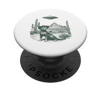 Misterioso Sombrero de Gato Grande no identificado artesanía Escena árida PopSockets PopGrip Adhesivo