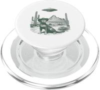 Misterioso Sombrero de Gato Grande no identificado artesanía Escena árida PopSockets PopGrip para MagSafe