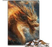 Misteriosos Rompecabezas de Dragones Chinos para Adultos y Adolescentes, Juego Familiar antiestrés, desafío difícil, Gran Regalo y Juguete (50x75cm)