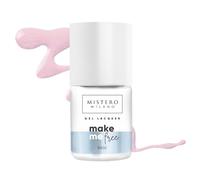Mistero Milano Esmalte híbrido UNDRESS ME BASE - Base Cover - Protege el diseño de uñas - Esmalte de uñas para tratamiento de uñas - UV/LED - Rosa brillante - 12 ml