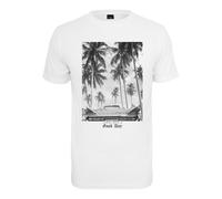 Mistertee Camiseta Hoy ¿Qué A Good Día Jersey de Algodón Palmeras Playa